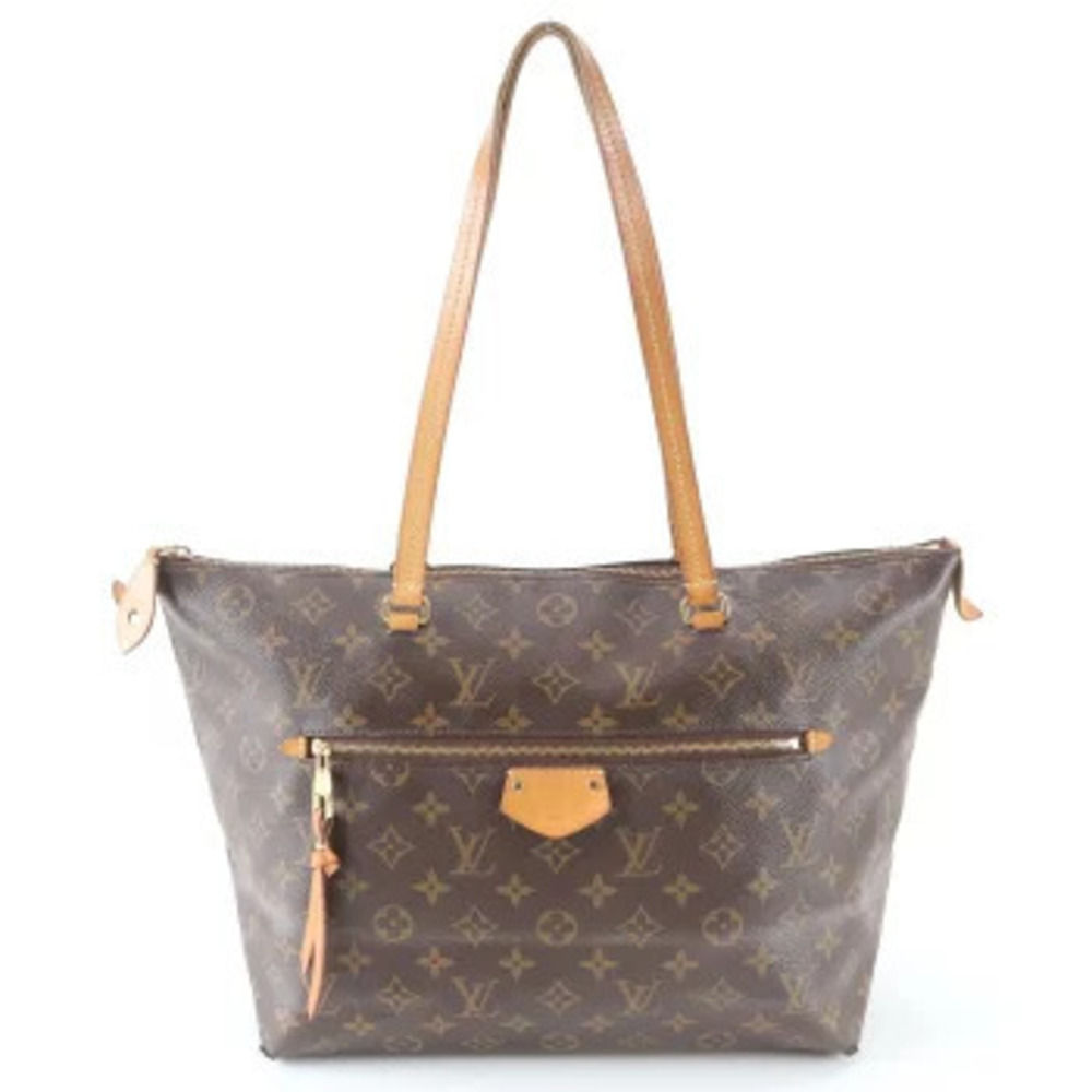 Louis Vuitton Monogram Iena Leather 2Way Shoulder Tote Bag Brown